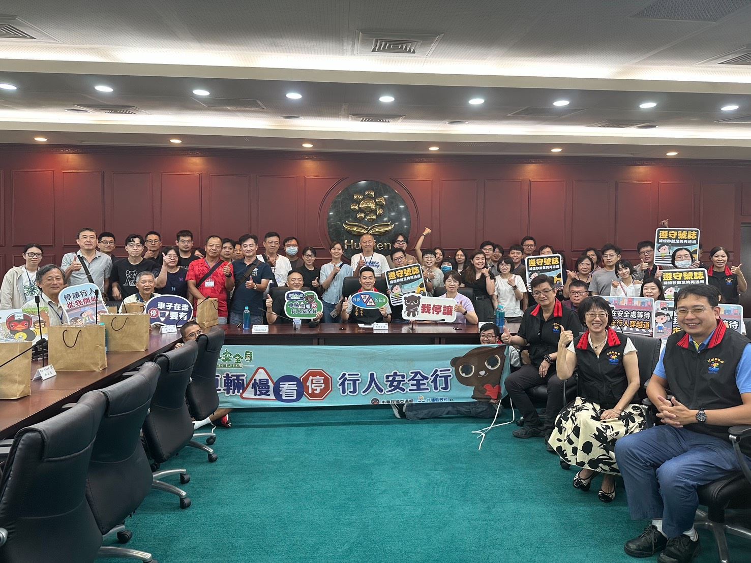 人本交通 道安交流 桃園市交通局率隊參訪花蓮 實地觀摩街角友善道安亮點工程