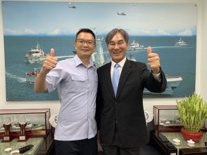 後山電台董事長董椿霳拜會海巡署艦隊分署第六海巡隊及海關花蓮分關