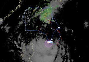 山陀兒)颱風飛機追風觀測啟動