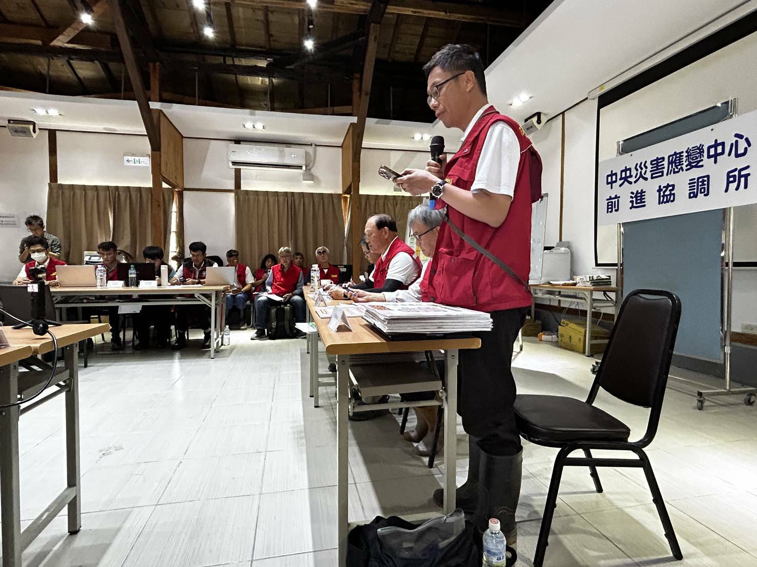 1013馬太鞍堰塞湖災後重建進度說明會   花蓮縣政府說明進度