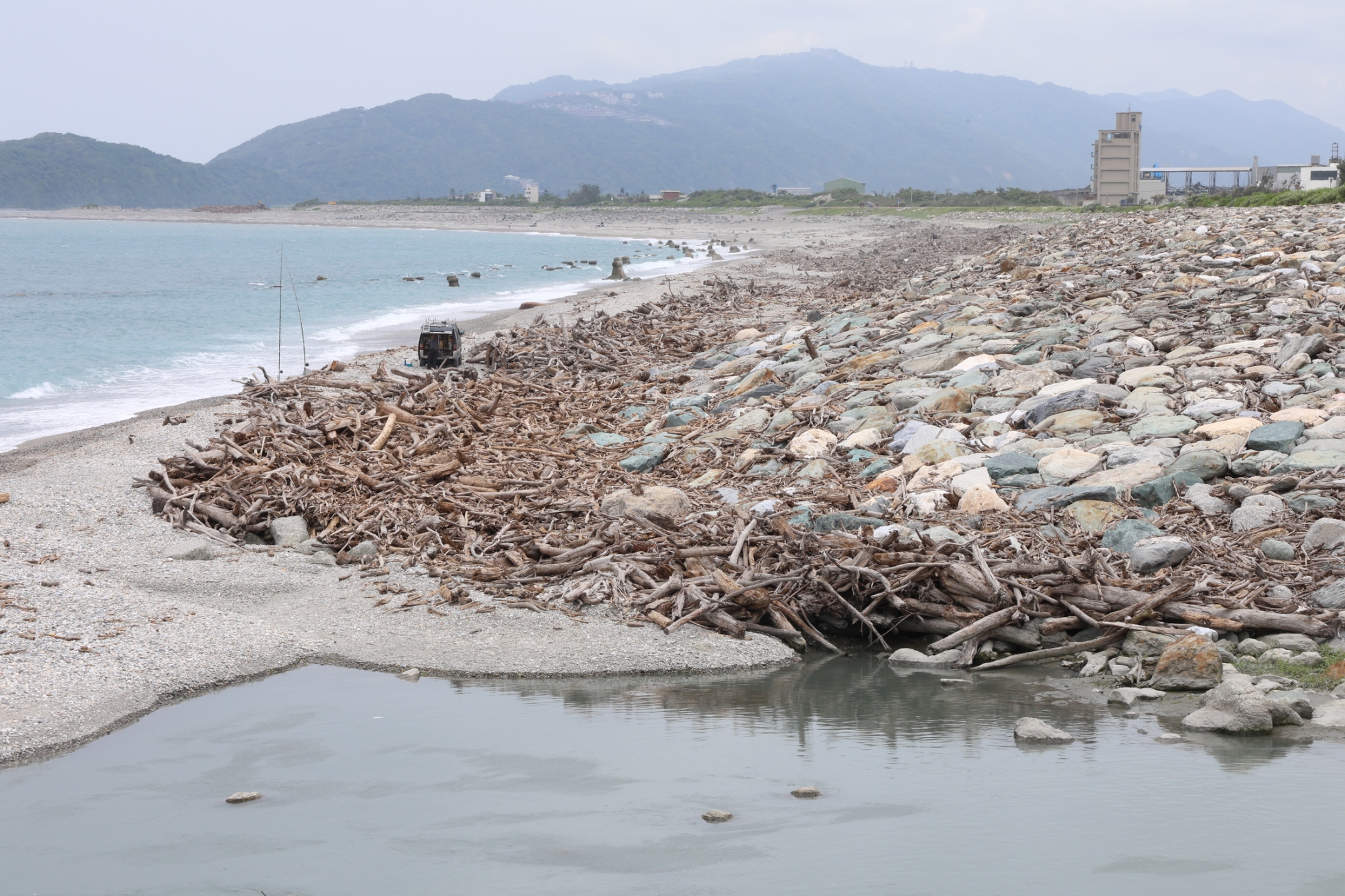 游淑貞宣導漂流木撿拾　鼓勵創新創造漂流木美學