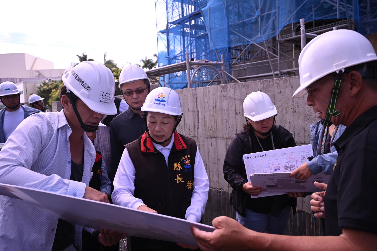 花蓮文化廊帶整體再造　縣長徐榛蔚會勘　關切設施機能與安全缩略图