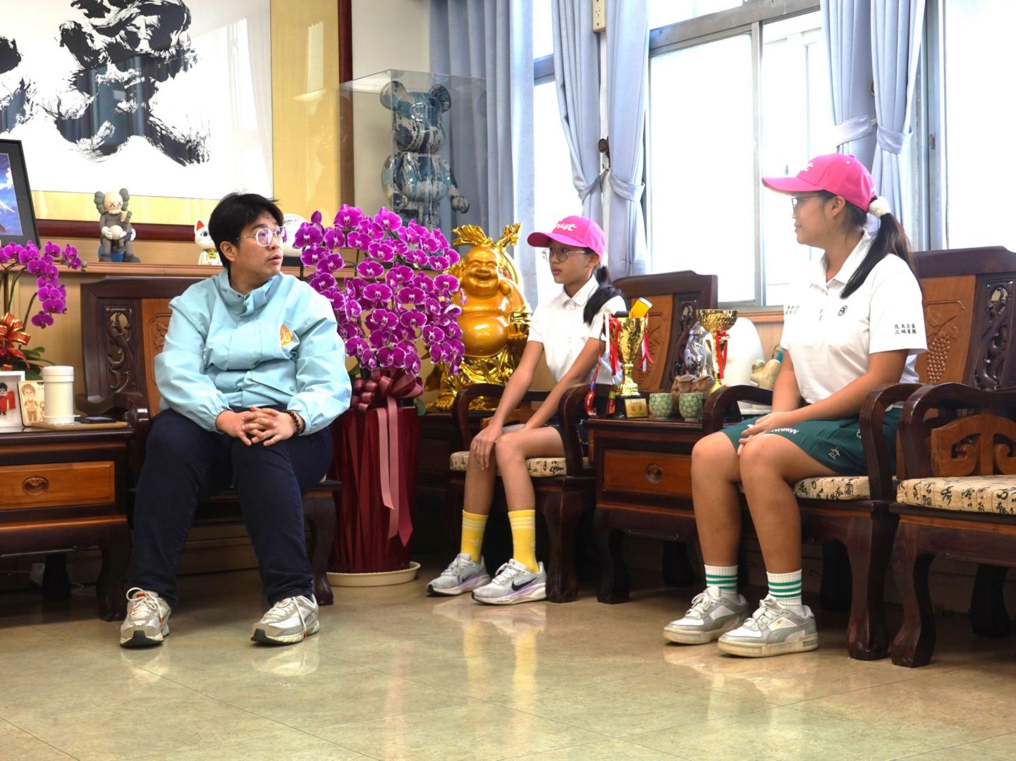 花蓮高球小將再創佳績　楊喻丞、楊喻棠拜會市長  分享榮耀缩略图