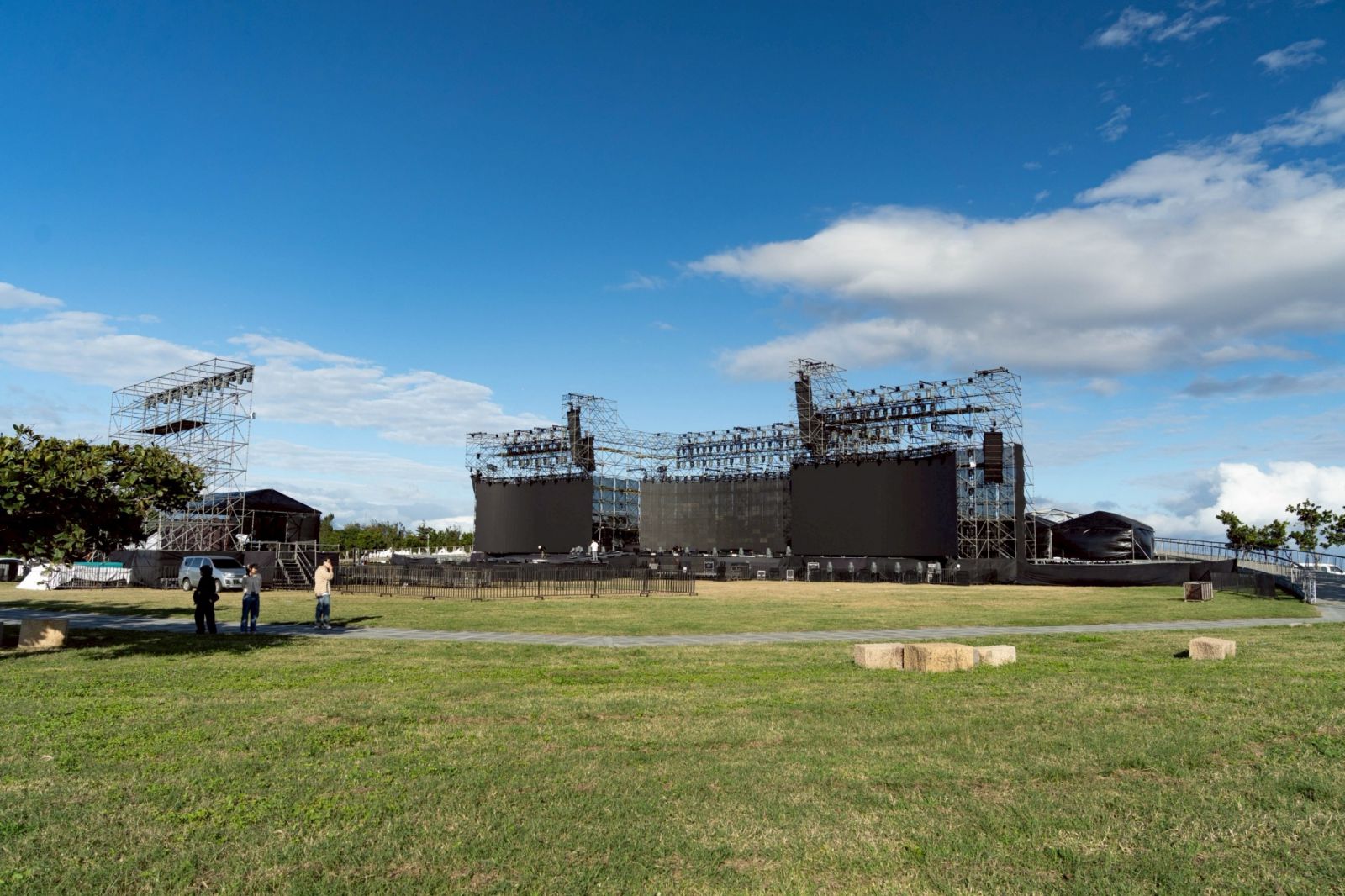全臺最強跨年演唱會登場在即　縣長饒慶鈴視察現場  要求縣府團隊全面就位