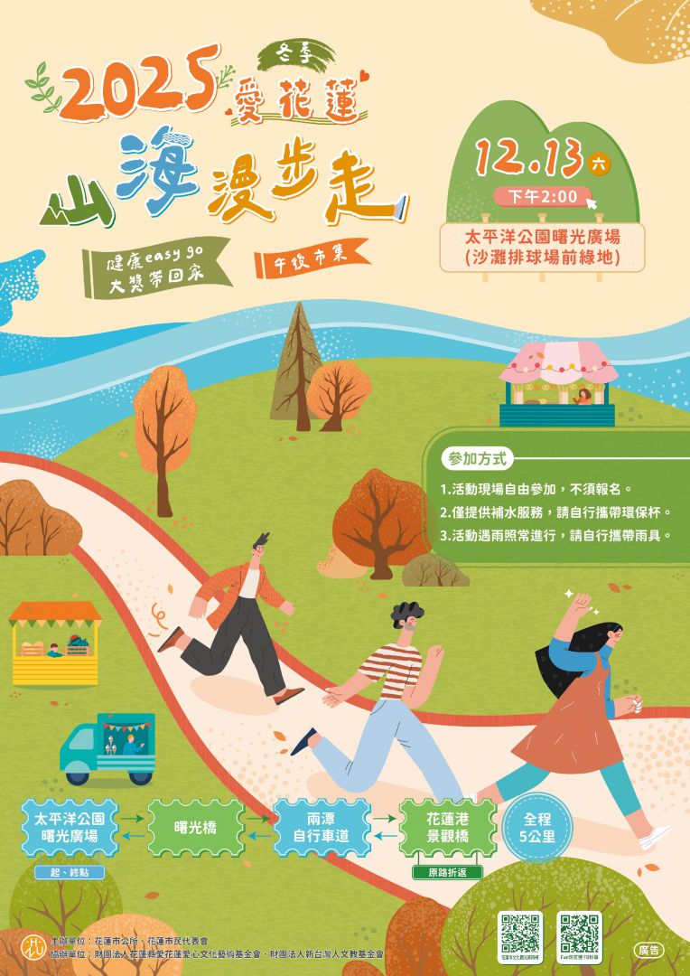 冬季健走   市長魏嘉彥邀您周六    一起山海漫步走缩略图