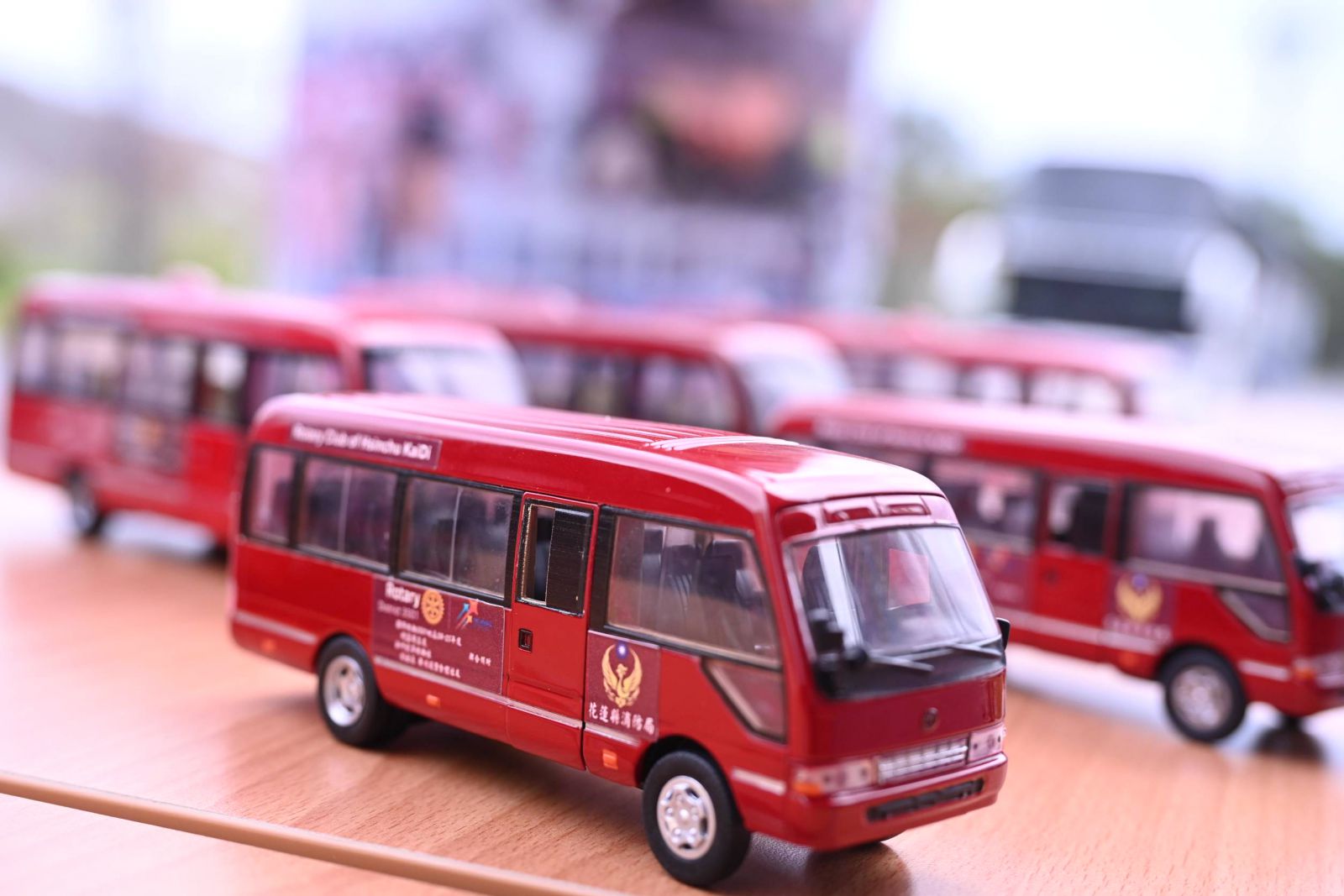 國際扶輪3501地區暨新竹凱蒂扶輪社發揮善心    捐贈花蓮縣消防局    特種搜救中型巴士