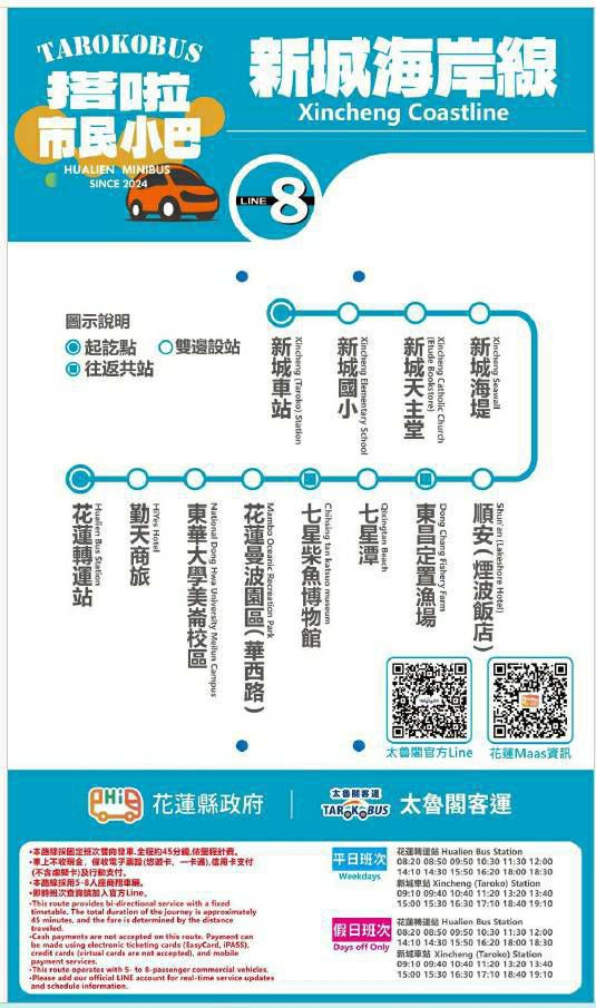 花蓮縣政府敬老愛心卡補助市區客運    115年2月12日起「市民小巴」免費搭乘插图1
