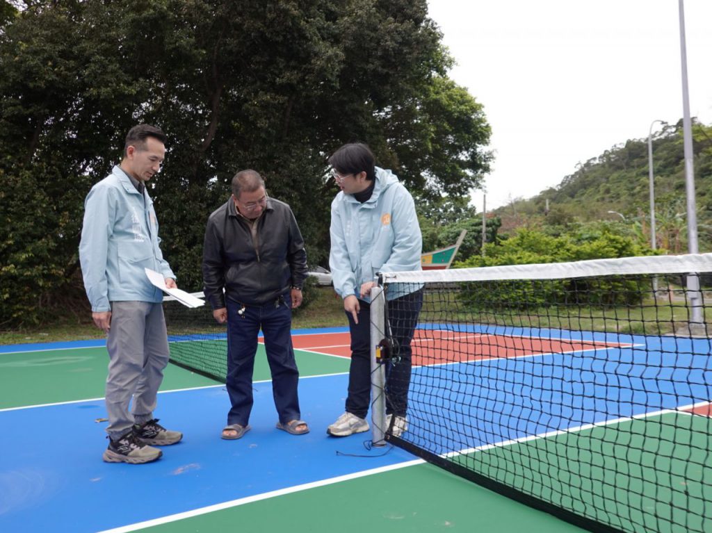 大陳二村匹克球場改善工程3月21日完工　市長盼打造社區熱門運動新據點插图1