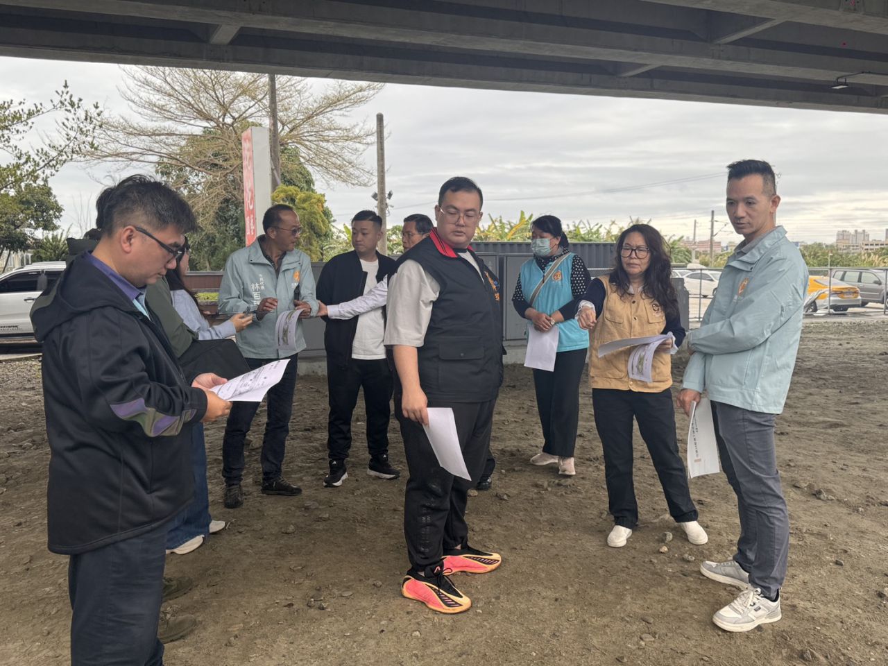 花蓮市代會視察十六股橋    規劃橋下空間    打造親子共融休憩場域缩略图