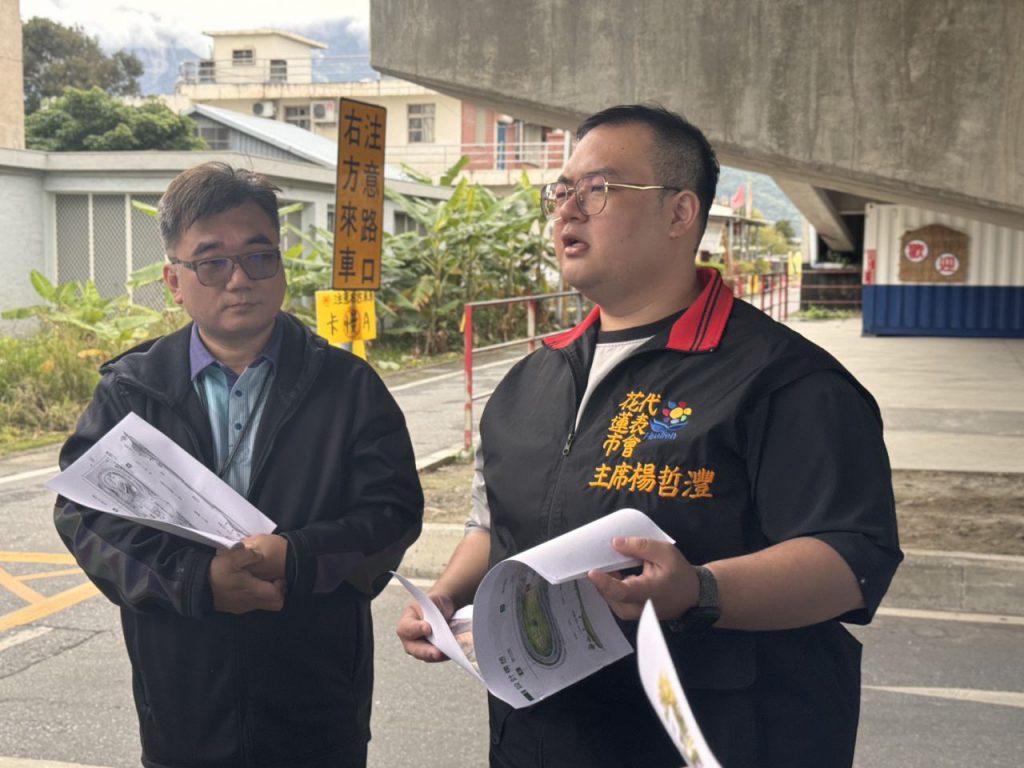 花蓮市代會視察十六股橋    規劃橋下空間    打造親子共融休憩場域插图