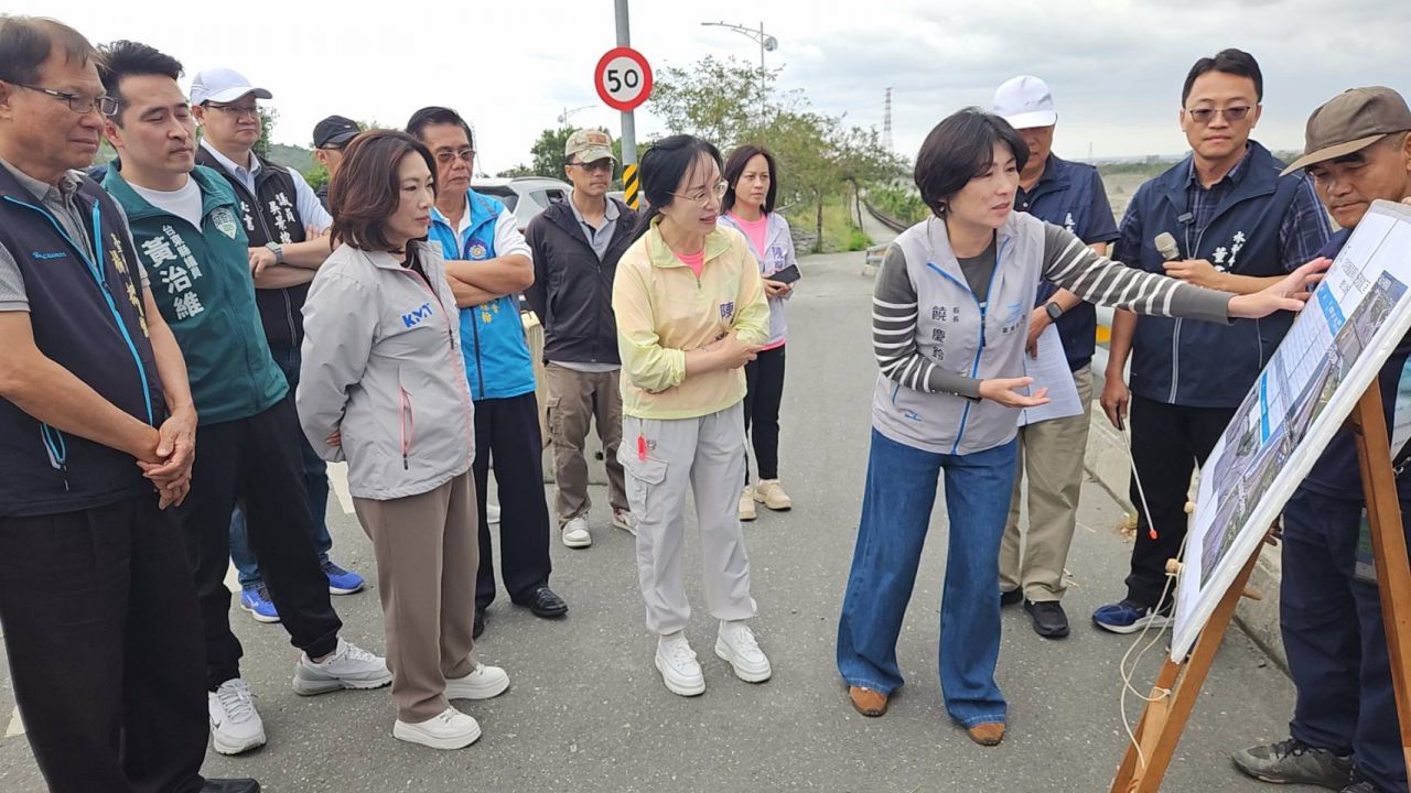 饒慶鈴視察   太平溪疏濬、臺東高中周邊人行環境改善工程缩略图