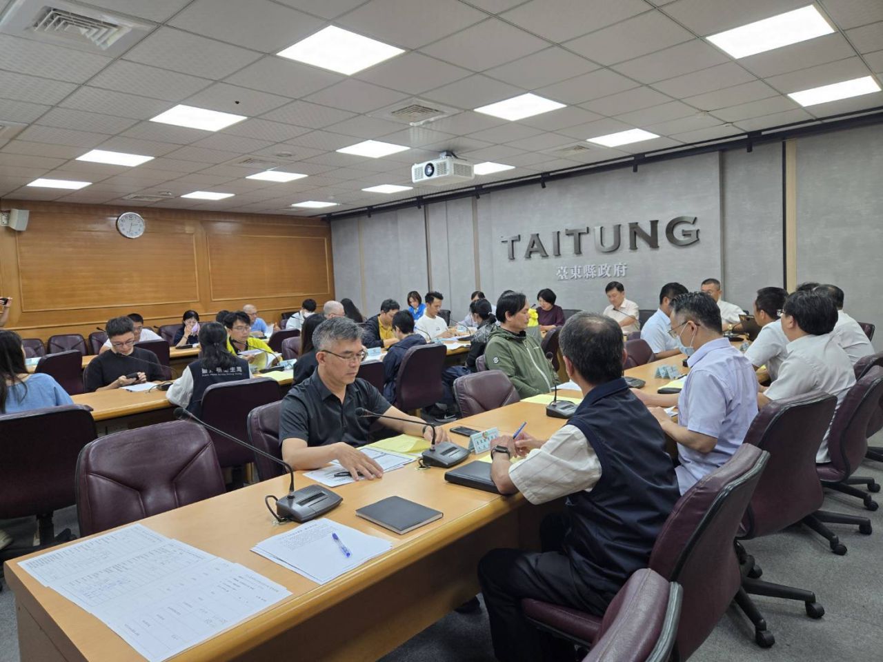 臺東縣4月份道安會報  饒慶鈴指示加強防汛整備