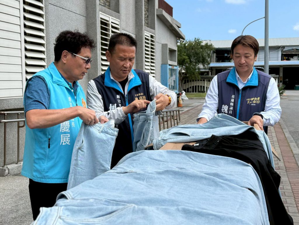 如興捐贈300件褲裝　縣議員魏嘉賢媒合送暖　市長魏嘉彥代表受贈插图