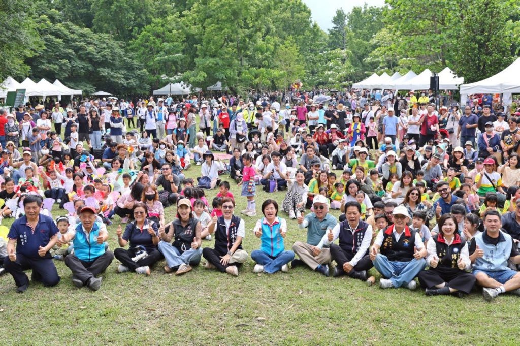 吉安桐花祭游淑貞伴三千遊客    漫遊客庄賞桐趣插图2