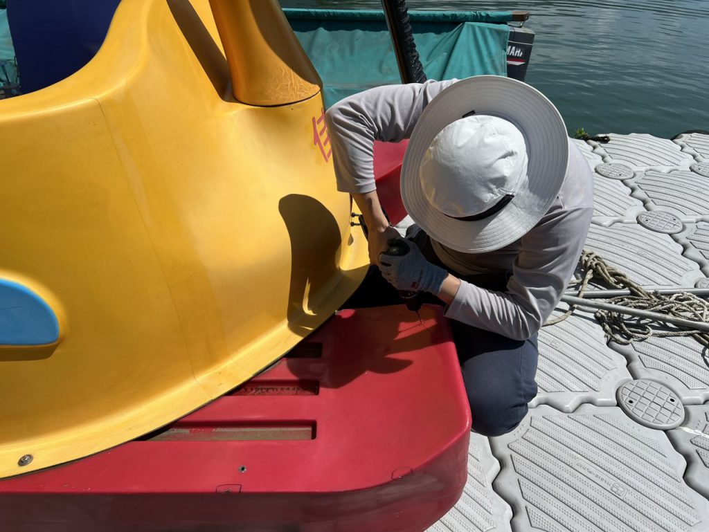 安全第一、產業並重     縣府鯉魚潭關心浮具檢測進度插图3