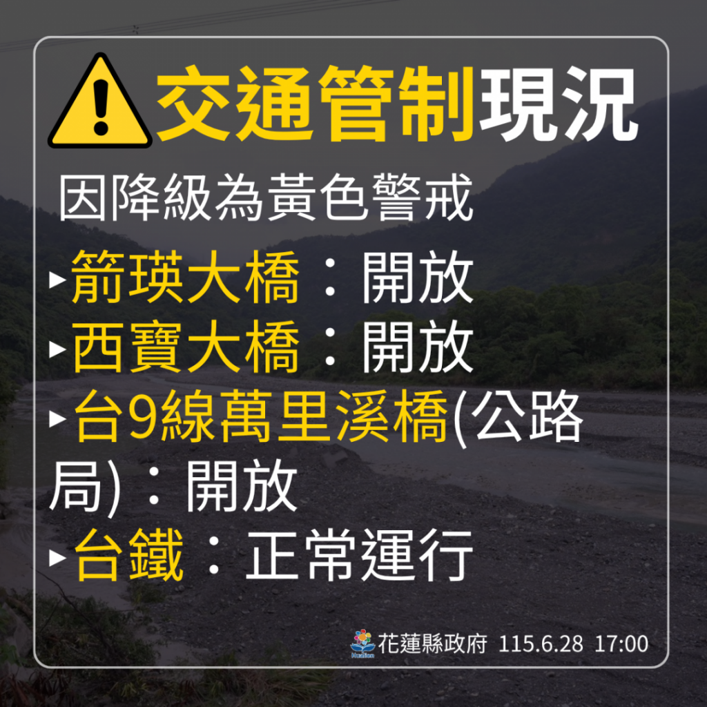 萬里溪堰塞湖「紅色警戒」降為「黃色警戒」 10日內仍有潰決風險插图