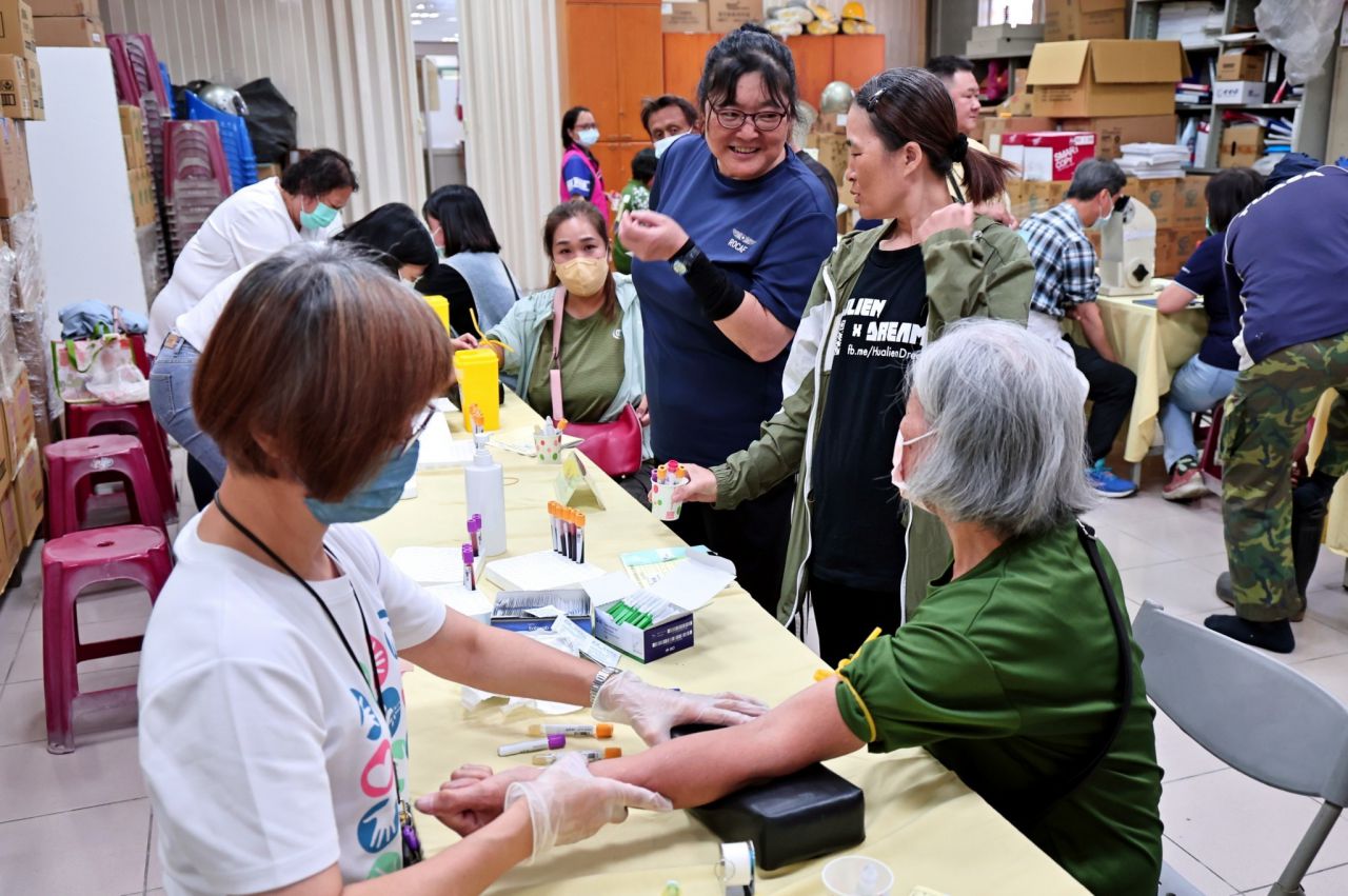 吉安鄉公所安排醫護團隊為清潔隊員健康把關