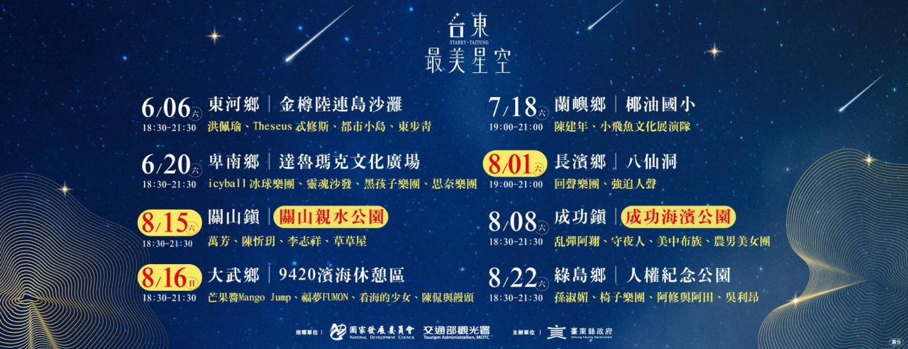海風、音樂與星光    為臺東最美星空音樂會壓軸場收尾缩略图