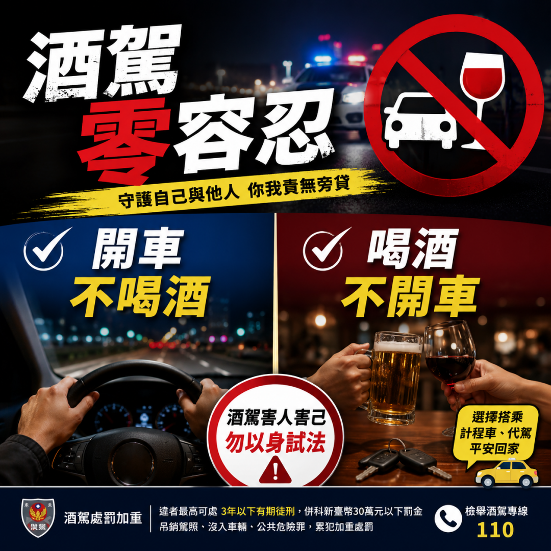 吉安鄉公所嚴正聲明：酒駕零容忍     吳姓副主任請辭獲准缩略图