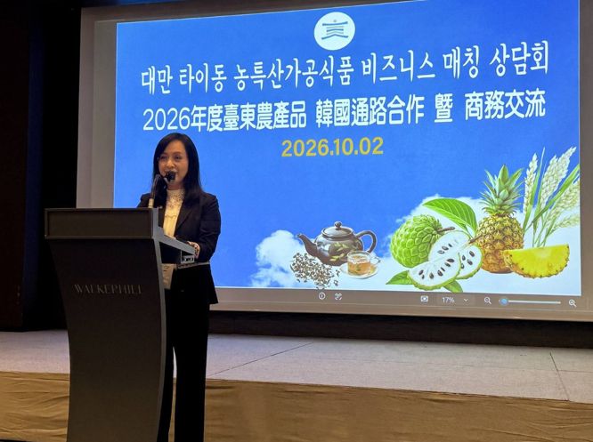 陳瑩促成台東鳳梨釋迦賣到韓國    冷凍鮮果棒簽約將出貨5萬支缩略图